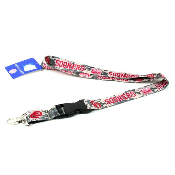 Oklahoma Sooners Lanyards - DigiCam Style - 12 For $30.00 - Oklahoma