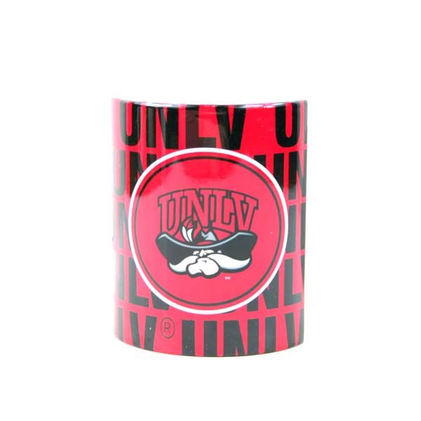 UNLV Merchandise - 11OZ Ceramic White Handle - Wordmark - 2 For $10.00 - UNLV