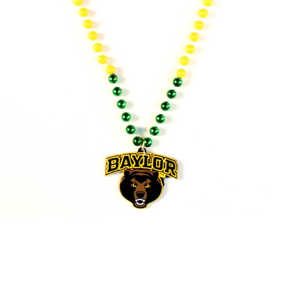 Baylor Bears - 22" Game Day Beads With Medallion - $3.50 Each - Baylor Bears