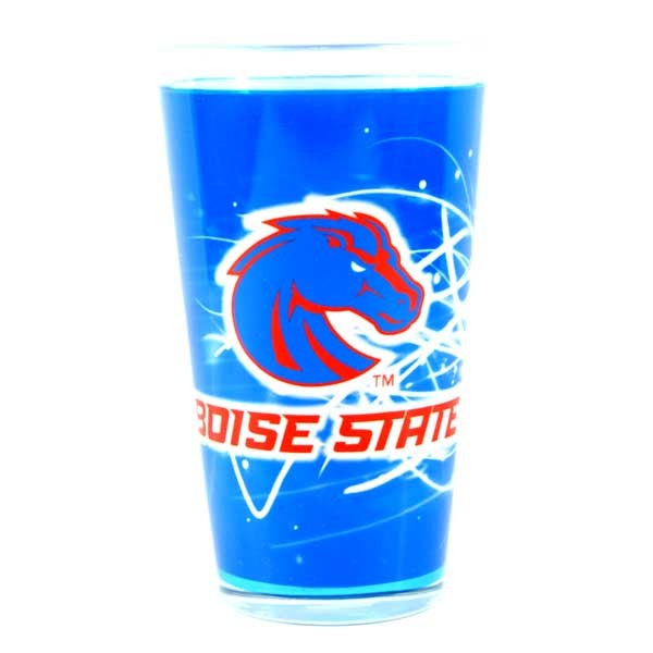 Boise State Glassware - 16OZ Shadow Style Glass Pints - 12 For $48.00 - Boise State