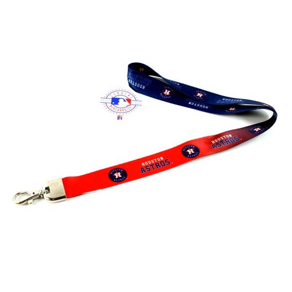 Houston Astros Lanyards - Ombre Style - 12 For $30.00 - Wholesale Houston Astros Products - Astros Merchandise