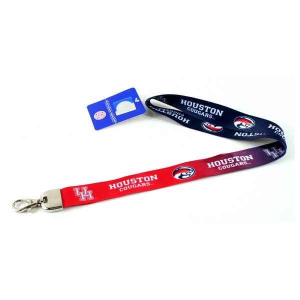 Houston Cougars Lanyards - Ombre Team Style  - 12 For $24.00 - Houston Cougars