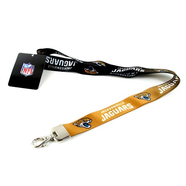 Jacksonville Jaguars Lanyards - Ombre Team Style - 12 For $30.00 - Wholesale Jacksonville Jaguars Product - Jaguars Merchandise