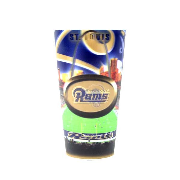 ST. LOUIS RAMS - 14OZ Lenticular Plastic Cups - 24 For $12.00 - Wholesale Los Angeles Rams Products - Rams Merchandise