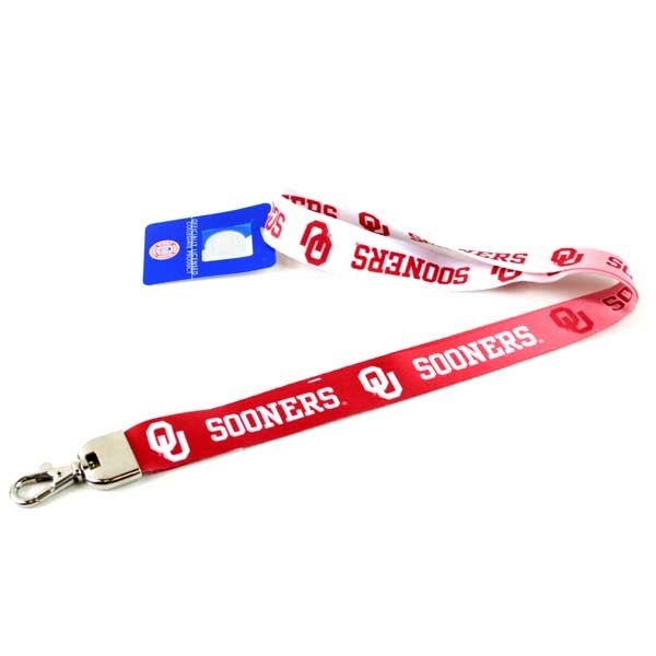 Oklahoma Sooners Lanyards - Ombre Style - 12 For $30.00 - Oklahoma