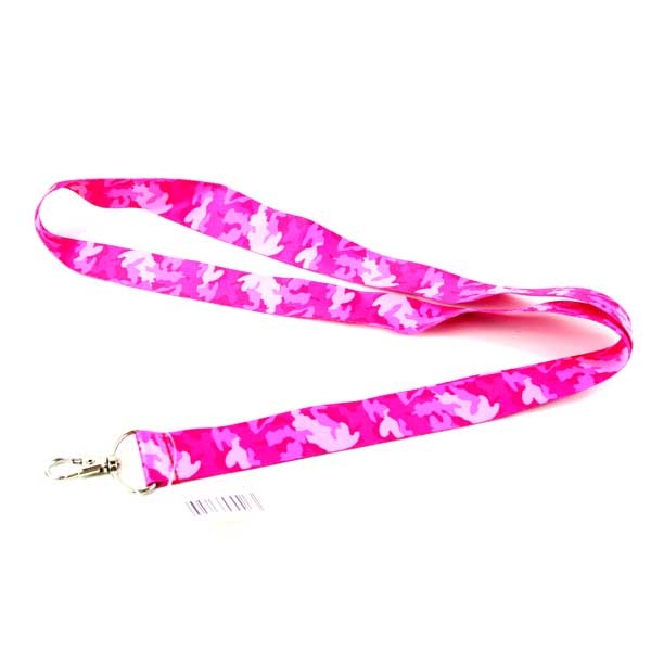 Wholesale Camouflage - Pink Camo Lanyards - 24 For $18.00
