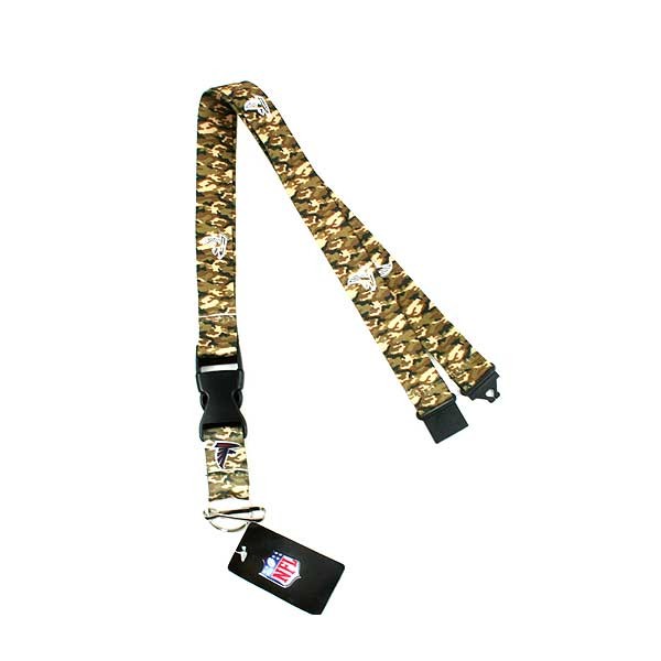 Atlanta Falcons Lanyards - Army Green Camo Lanyards - $3.00 Each - Wholesale Atlanta Falcons Products - Wholesale Football Gear 2