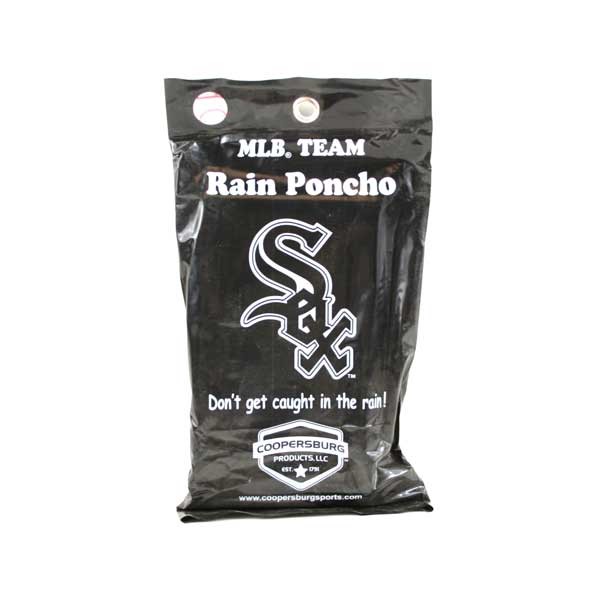 Chicago White Sox Poncho - Disposable - 24 For $24.00 - Wholesale Chicago White Sox Products - White Sox Merchandise