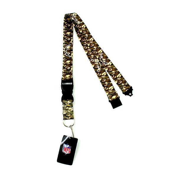 Los Angeles Chargers - Army Green Camo Lanyards - 12 For $30.00 - Wholesale Los Angeles Chargers Products - Chargers Merchandise