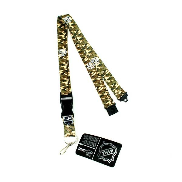 Los Angeles Kings Lanyards - Army Green Camo Lanyards - $3.00 Each - Los Angeles Kings