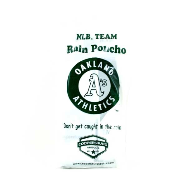 Oakland Athletics Ponchos - Disposable - 24 For $24.00 - Wholesale Oakland Athletics Products - Athletics Merchandise