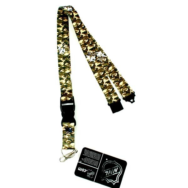 San Jose Sharks Lanyards - Army Green Camo Lanyards - 12 For $30.00 - San Jose Sharks