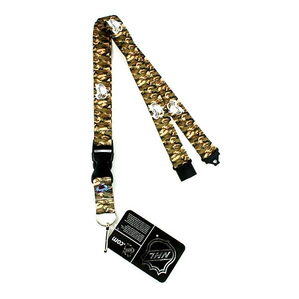 Colorado Avalanche Hockey - Green Army Camo Lanyards - $3.00 Each - Colorado Avalanche
