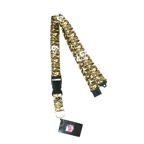 Los Angeles Rams - Army Camo Lanyards - $3.00 Each - Wholesale Los Angeles Rams Products - Rams Merchandise 2