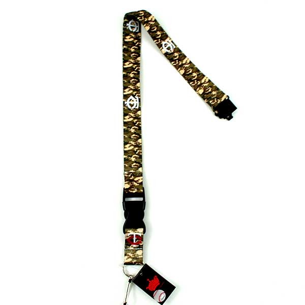 Minnesota Twins - Army Camo Lanyards - 12 For $30.00 - Wholesale Minnesota Twins Products - Twins Merchandise