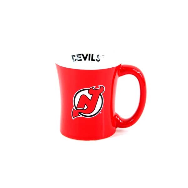 New Jersey Devils - 3OZ Espresso Mugs - Wholesale Ceramic - 12 For $42.00 - New Jersey Devils