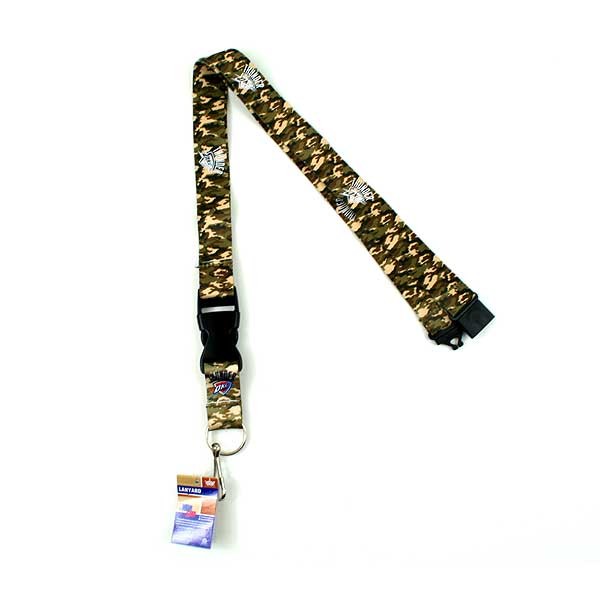 Oklahoma City Thunder - Army Camo Lanyards - $3.00 Each - Oklahoma City Thunder
