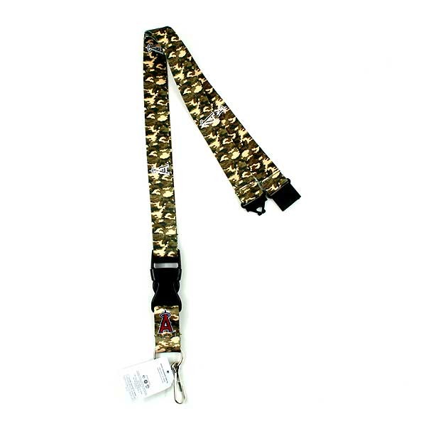 Wholesale MLB Merchandise - Army Camo Lanyards - Los Angeles Angels - 12 For $24.00 - Wholesale Los Angeles Angels Products - Angels Merchandise 2