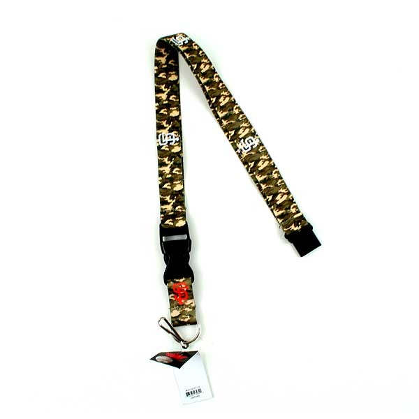 San Francisco Giants Lanyards - Army Camo Style - $3.00 Each - Wholesale San Francisco Giants Products - Giants Merchandise
