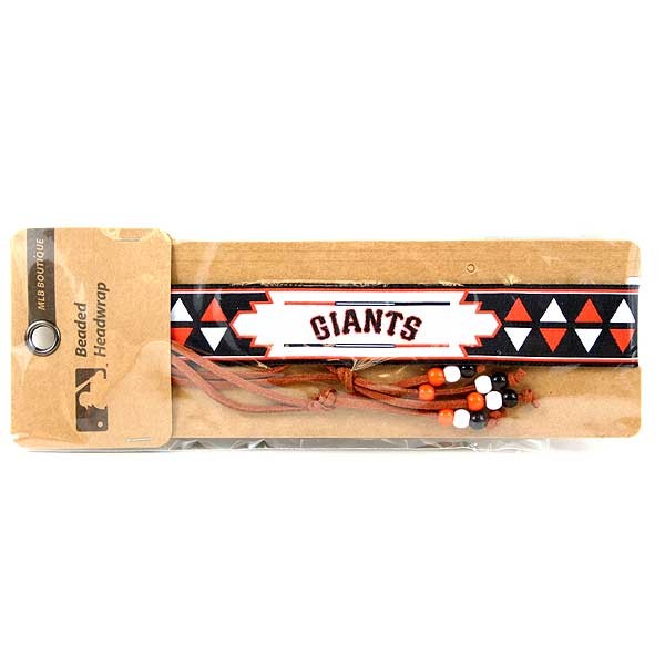 San Francisco Giants - Beaded Headwraps - 12 For $24.00 - Wholesale San Francisco Giants Products - Giants Merchandise