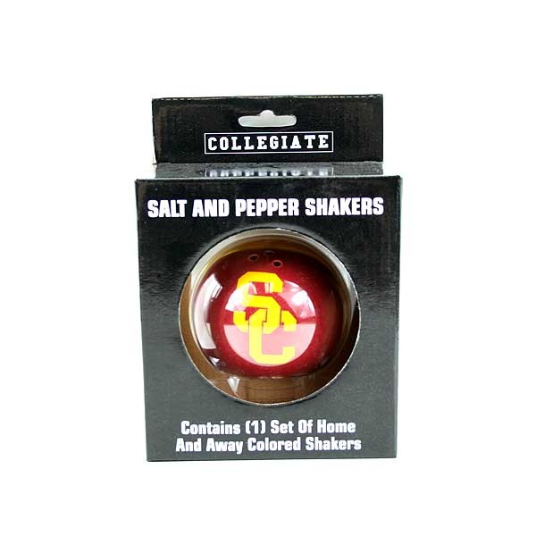 USC Trojans Merchandise - Home And Away S&P Shaker Sets - 2 Sets For $10.00 - USC Trojans