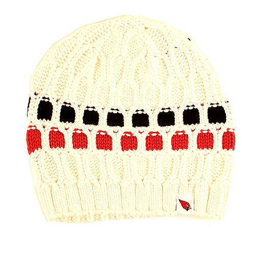 Blowout - Arizona Cardinals Beanies - White Highlighter Beanies - 12 For $60.00