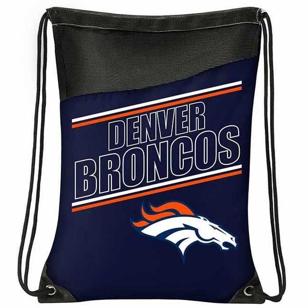 Denver Broncos Bags - Incline Style Cinch Bags - 2 For $10.00 - Wholesale Denver Broncos Products - Denver Merchandise