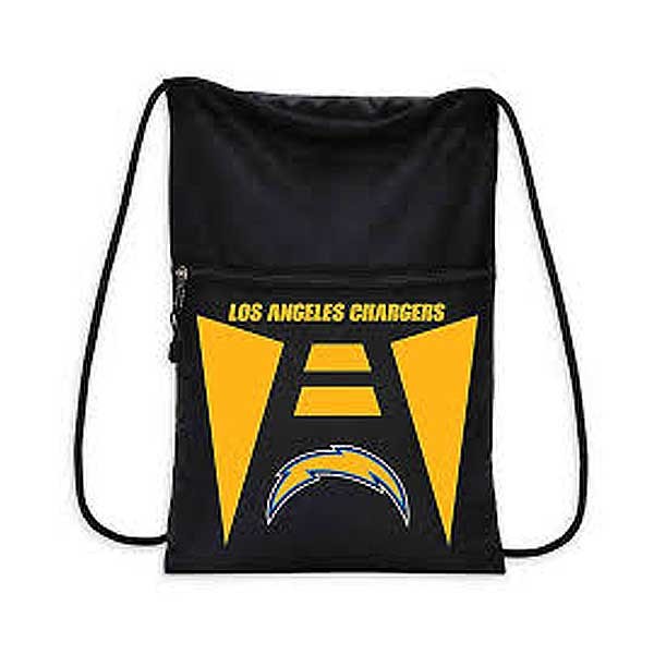 Los Angeles Chargers Football - TeamTech Cinch Sack - 12 For $48.00 - Wholesale Los Angeles Chargers Products - Chargers Merchandise