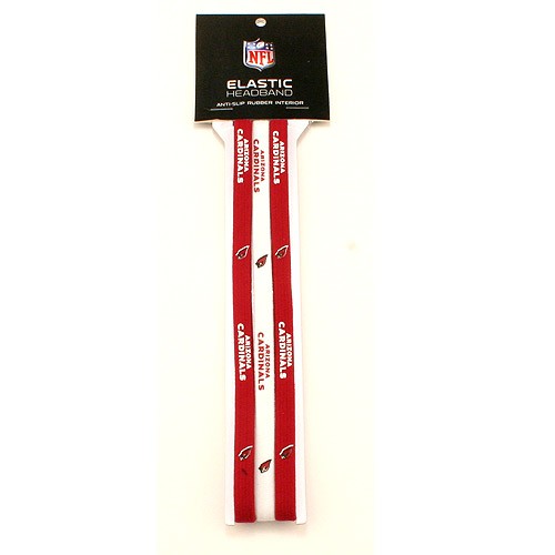 Blowout - Arizona Cardinals Merchandise - 3Pack Elastic Headbands - 12 Packs For $24.00
