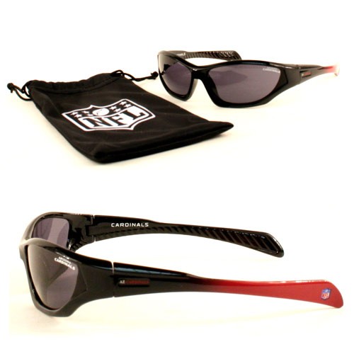 Blowout - Arizona Cardinals Sunglasses - QUAKE Style - KIDS - With Sunglass Bag - 12 Pair For 36.00