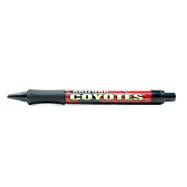 Blowout - Arizona Coyotes Hockey - Soft Grip Bulk Packed Pens - 24 For $12.00 - Arizona Coyotes