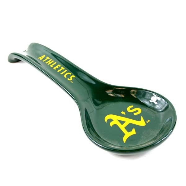 Wholesale Bar Ware - Oakland Athletics - Ceramic Spoon Rest - 2 For $10.00 - Wholesale Oakland Athletics Products - Athletics Merchandise