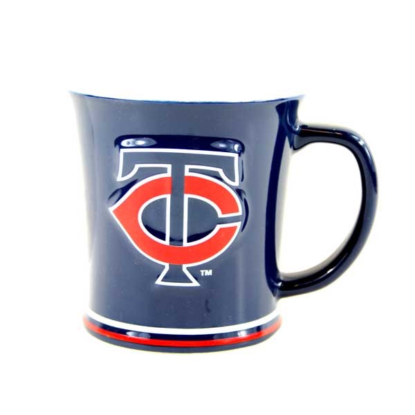 Minnesota Twins Coffee Mugs - 15OZ Team Sculpted - 12 For $54.00 - Wholesale Minnesota Twins Products - Twins Merchandise