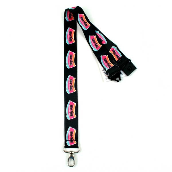 San Antonio Spurs Lanyards - DSided Team Color - Lobster Claw - 12 For $24.00 - San Antonio Spurs