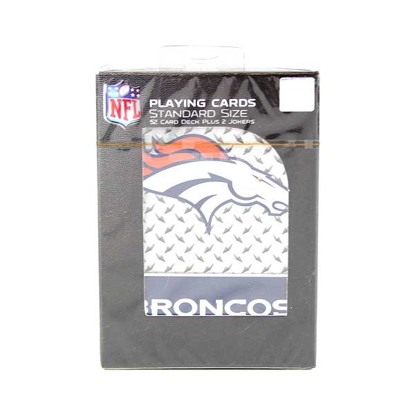 Wholesale Playing Cards - Denver Broncos - DPlate - 12 Decks For $30.00 - Wholesale Denver Broncos Products - Denver Merchandise