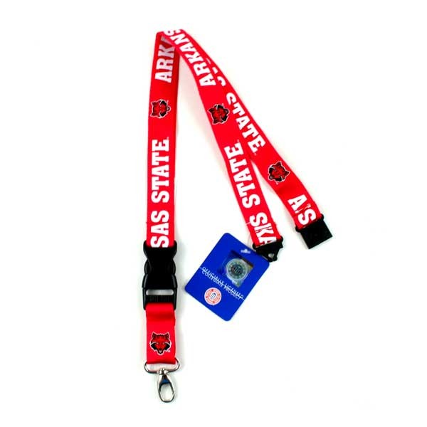 Arkansas State Merchandise - BLOWOUT - 2Side TC Lobster Claw Lanyard - 12 For $24.00 - Other Teams