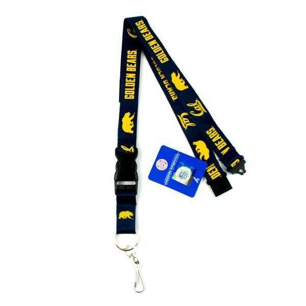 Cal Golden Bears Merchandise - 2Side TC Lobster Claw Lanyards - $3.00 Each - Cal