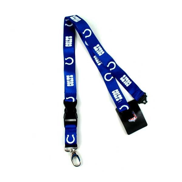 Indianapolis Colts Lanyards - 2Side TC Lobster Claw Lanyards - $3.00 Each - Wholesale Indianapolis Colts Products - Colts Merchandise 2