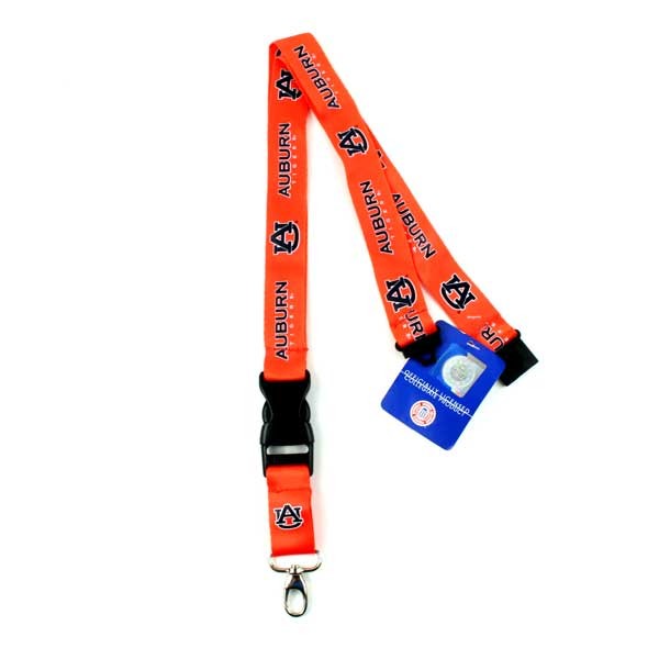 Wholesale Auburn Items - 2Side TC Lobster Claw Lanyard - 12 For $30.00 - Auburn