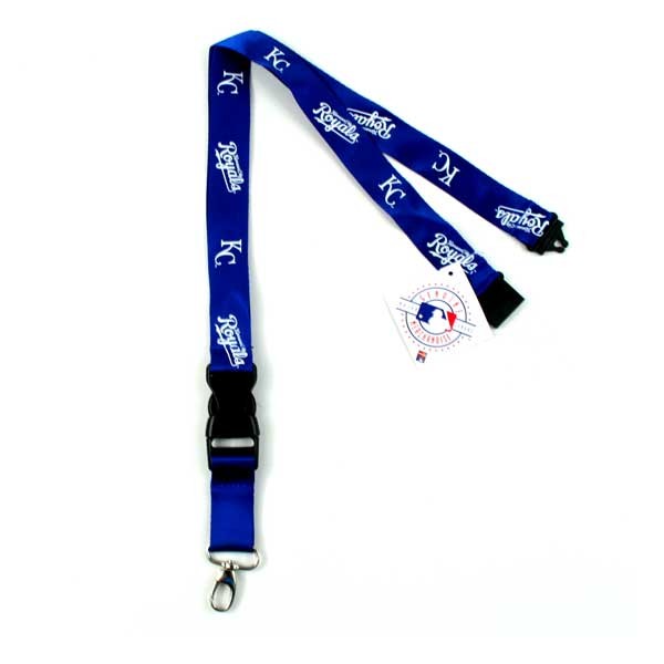 Kansas City Royals Baseball - 2Side TC Lobster Claw Lanyards - 12 For $30.00 - Wholesale Kansas City Royals Products - Royals Merchandise 2