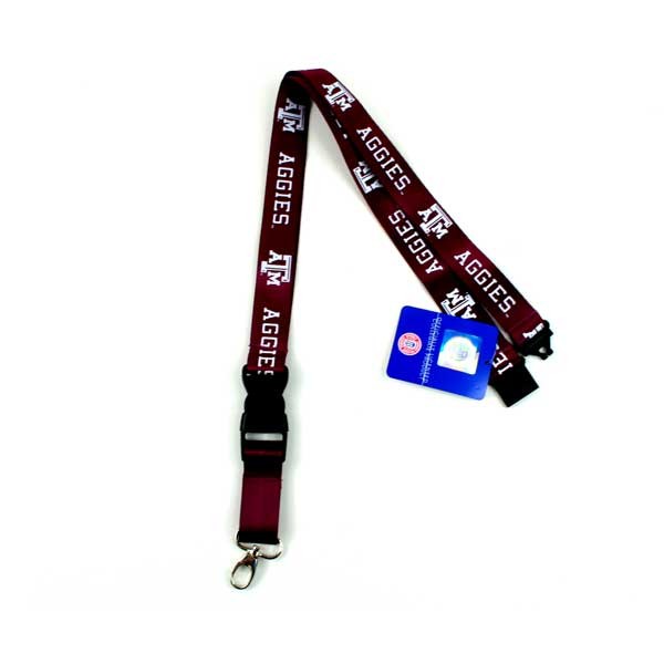 Texas A&M Aggies Lanyards - 2Side TC Lobster Lanyards - $3.00 Each - Texas A&M