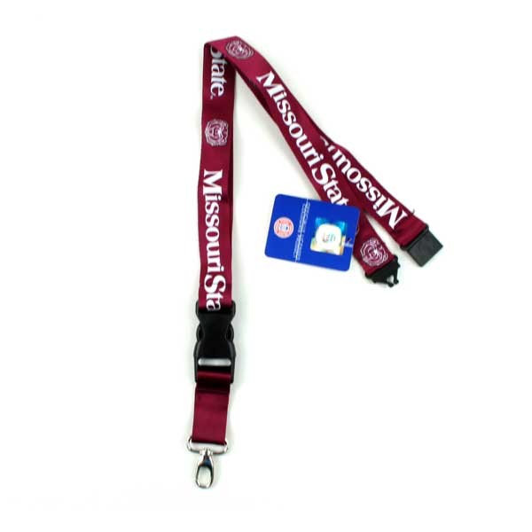 Missouri State Bearcats Merchandise - Lobster Claw 2Side TC Lanyards - 12 For $24.00 - Missouri State
