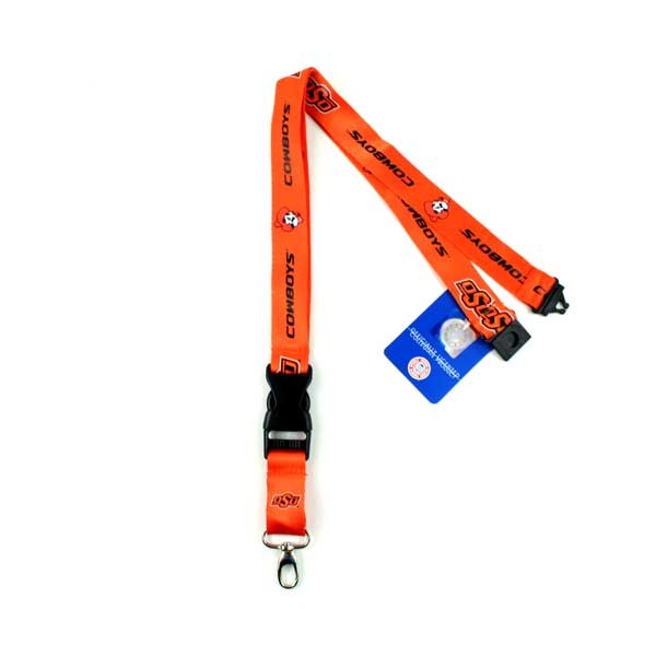 Oklahoma State Cowboys Items - 2Side TC Lobster Claw Lanyards - 12 For $30.00 - Oklahoma State