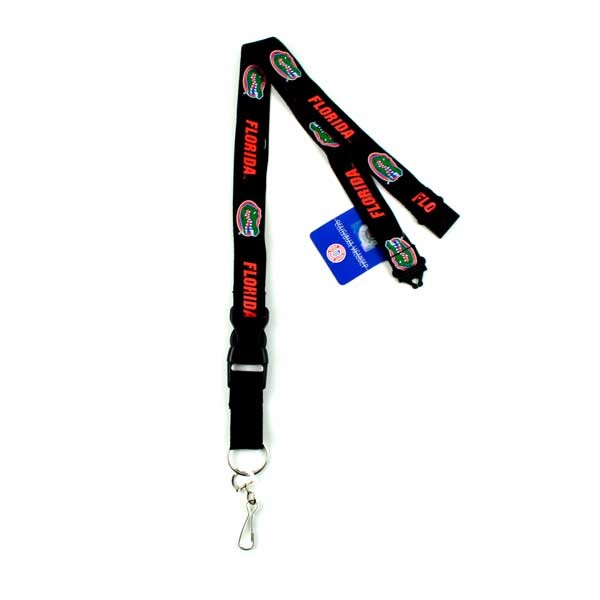 Florida Gators Lanyards - Black 2Side Hook Style - 12 For $30.00 - Florida Gators