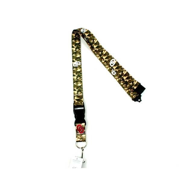Oklahoma Sooners Lanyards - Army Camo Style - $3.00 Each - Oklahoma
