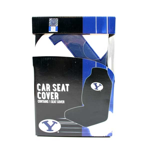 BYU Merchandise - Polyester - Embroidered Logo Car Seat Cover - 2 For $20.00 - BYU