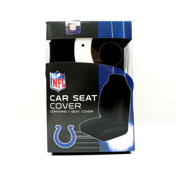 Indianapolis Colts Merchandise - Polyester Car Sear Cover - Embroidered Logo - 2 For $30.00 - Wholesale Indianapolis Colts Products - Colts Merchandise
