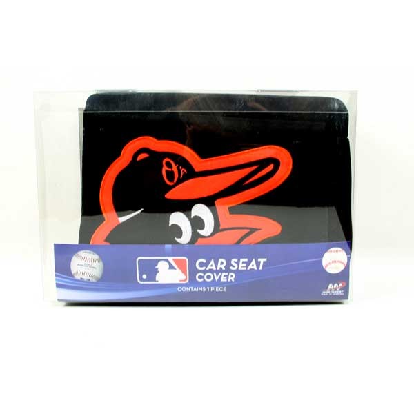 Baltimore Orioles Car Seat Covers - Polyester - Embroidered Logo - 2 For $20.00 - Wholesale Baltimore Orioles Products - Orioles Merchandise 2
