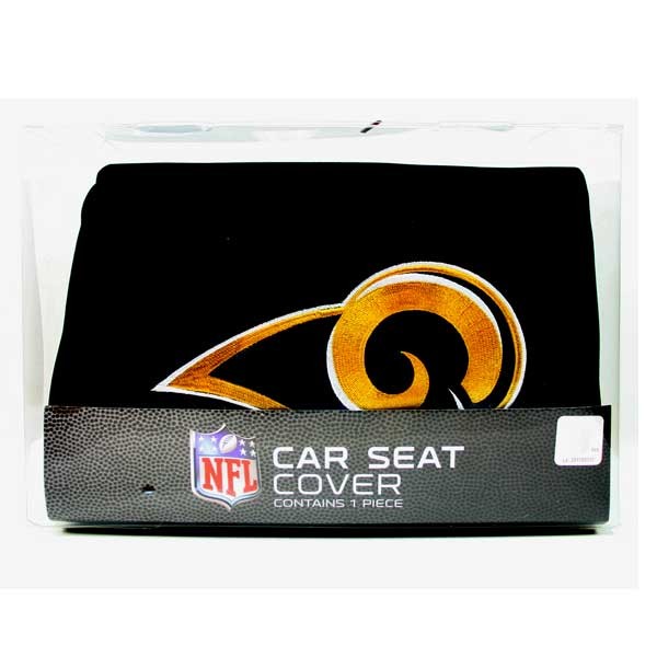 Los Angeles Rams Car Seat Covers - Polyester - Embroidered Logo - 2 For $20.00 - Wholesale Los Angeles Rams Products - Rams Merchandise 2