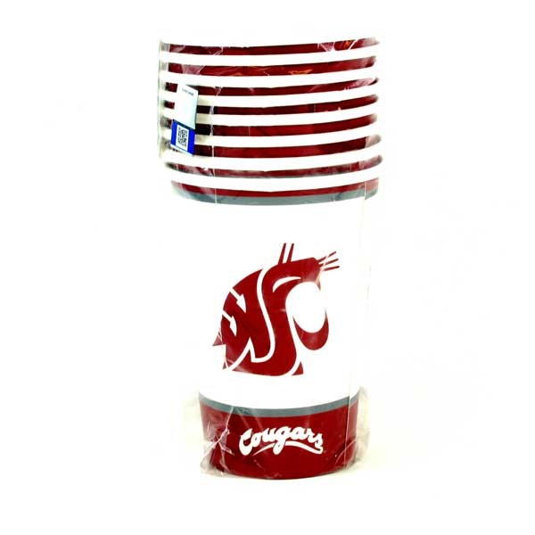 Washington Huskies - 8Count Disposable Cup Set - 12 Sets For $12.00 - Washington Huskies